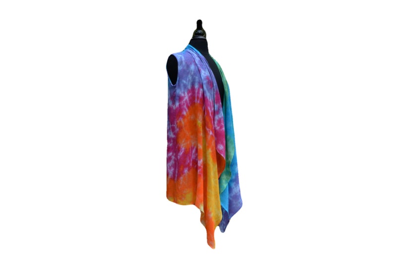 Light Weight Beach Cover Up Colorful Vacation Clothing Women/'s Sleeveless Vest