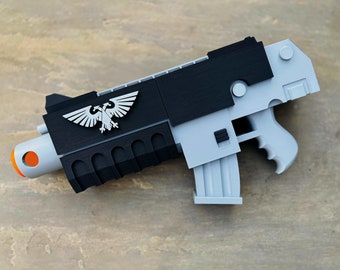Space Marine MKIV Bolter 3D printed kit - Cosplay, Life Size - Warhammer 40K