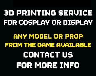 Custom Cosplay 3D Printing Service