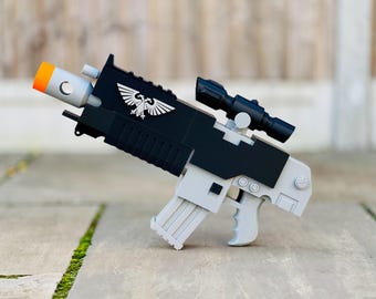 Space Marine Primaris Bolter 3D printed kit - MKII Cawl Pattern Boltgun - Space Marine Cosplay, Life Size - Warhammer 40K