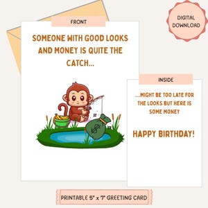 Carte d'anniversaire amusante pour un ami | Humour grossier et torride | Impression à la maison