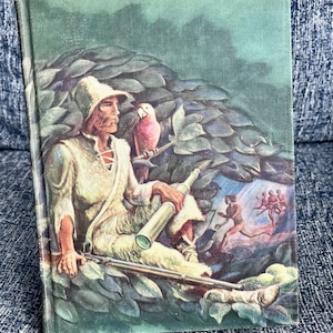 the life and strange surprising adventures of Robinson Crusoe, illustrated junior library edition 1946