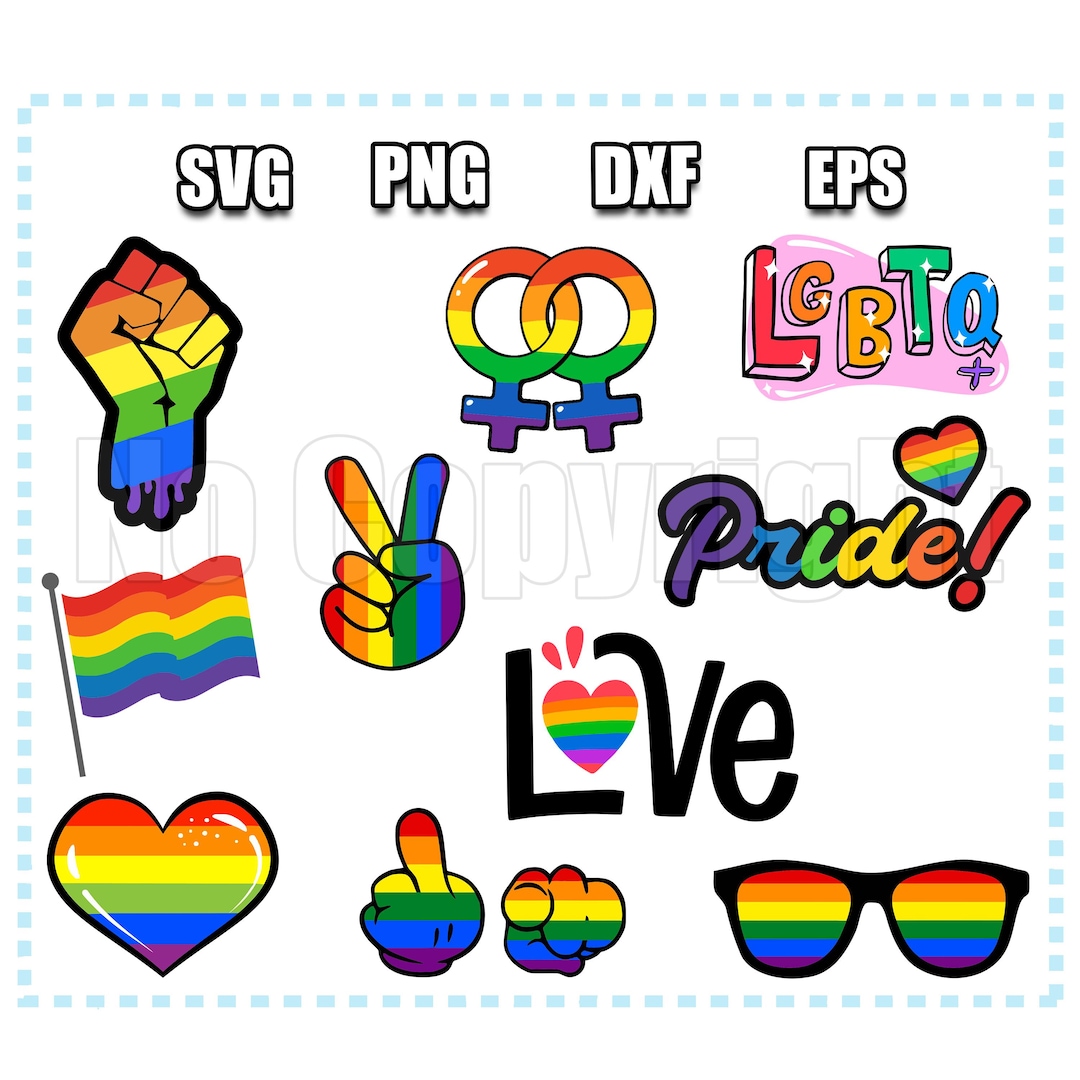 Pride Svg, Gay Svg, Lgbt Svg, Pride Love Svg, Pride Rainbow Svg ...