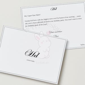 Gossip Girl invitation | Inspired by Blair Waldorf | ORIGINAL DESIGN