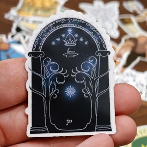 Västporten | Vinylklistermärke | Fantasyklistermärken