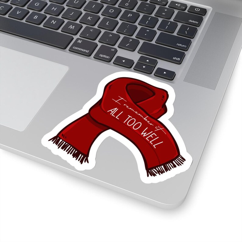 I Remember it All Too Well | Taylor Swift | All Too Well l Red l Red Scarf Sticker image 6