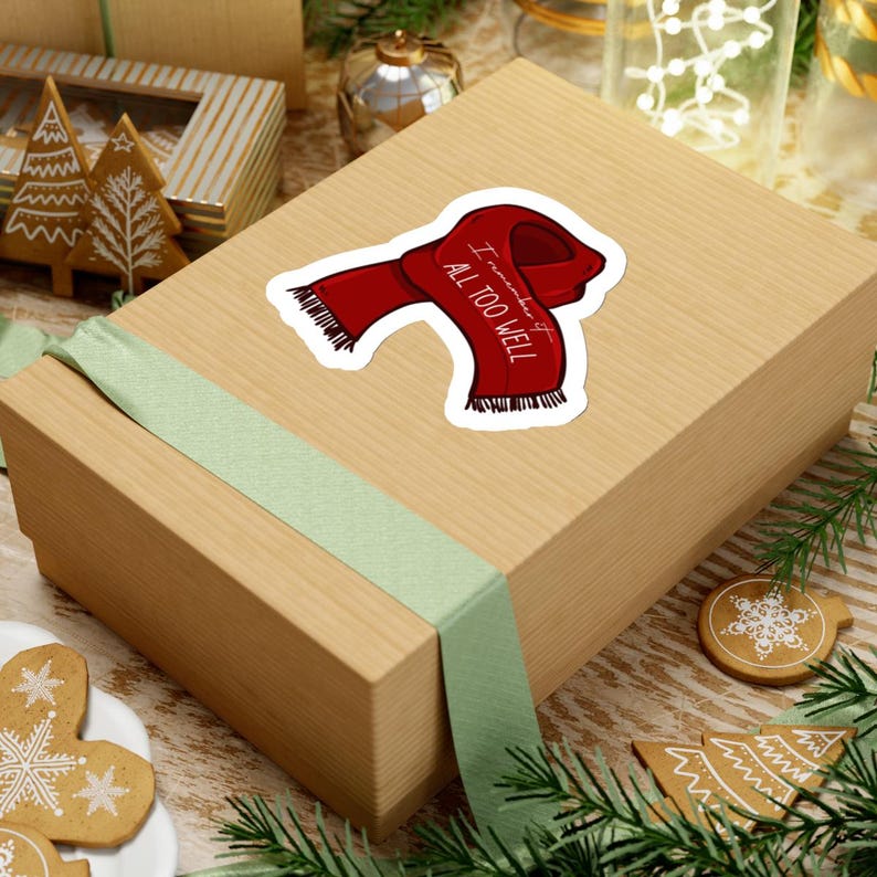 I Remember it All Too Well | Taylor Swift | All Too Well l Red l Red Scarf Sticker image 8