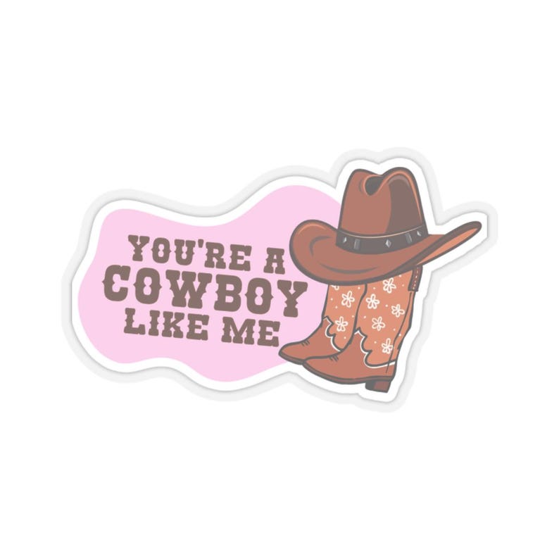 You're a Cowboy Like Me | Taylor Swift | Cowboy Like Me l Evermore | Sticker image 4