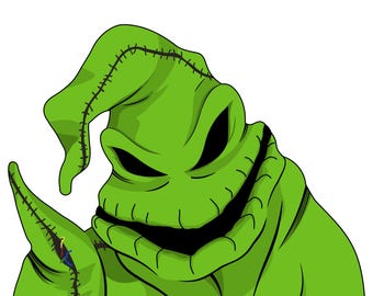 Oogie Boogie (Neon) | Nightmare Before Christmas | Digital Vector File | PNG | Ready for Cricut