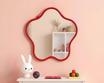 Star Nursery Mirror: Asymmetrical Kids Room Decor