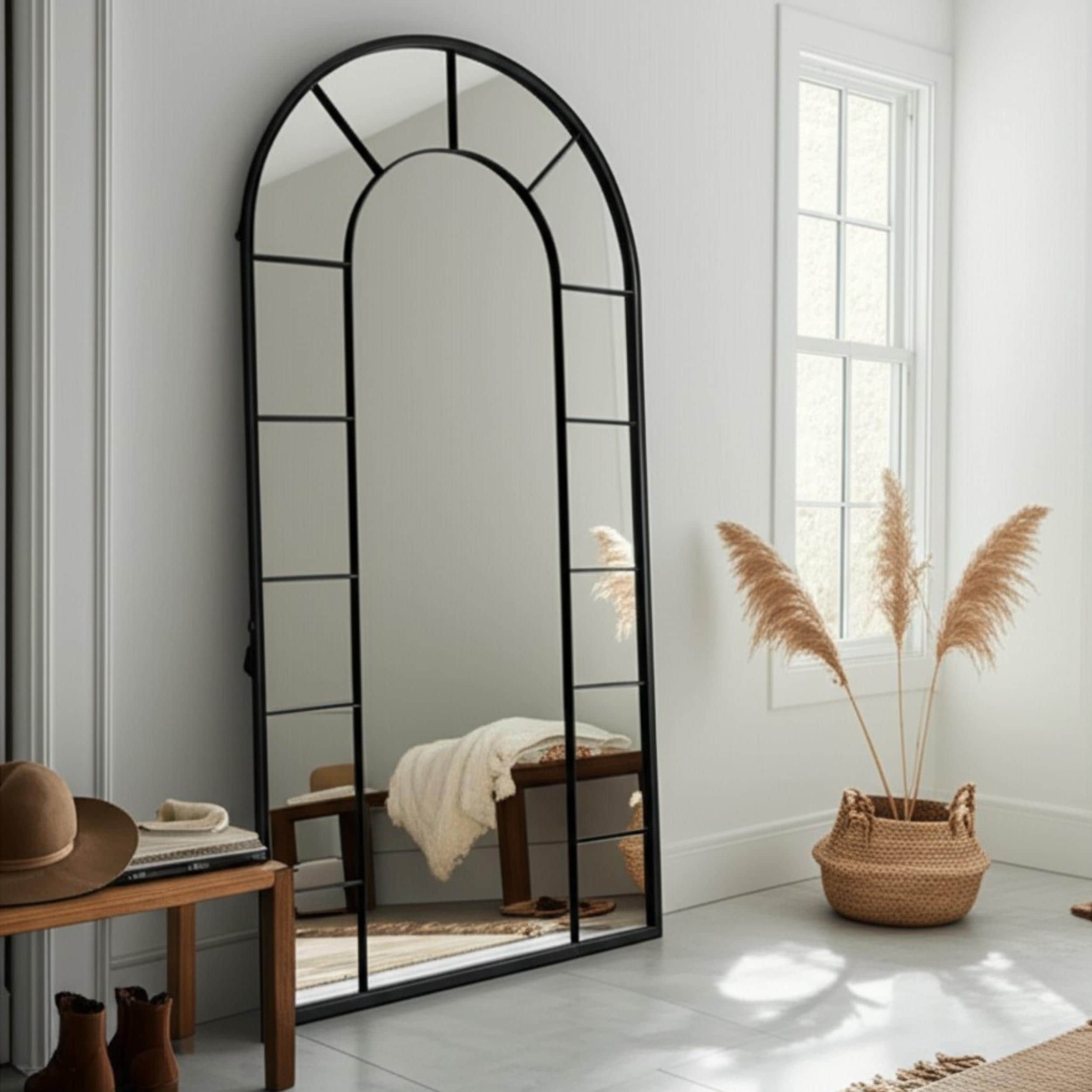 Arched Window Pane Wall Mirror Gothic Home Decor Etsy arched-window-pane-wall-mirror-gothic-home-decor-etsy