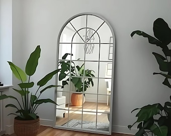 Arched Window Garden Mirror: Elegant Decorative Wall Mirror