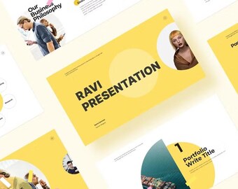 NAVI - Minimalist Presentation | 200+ Fully Animated Slides | Power Poitn, Keynote and Google Slides