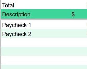 Monthly Budget Google Sheet. Personalize your categories and totals your expenses, income and savings. Great starter to get budgeting!
