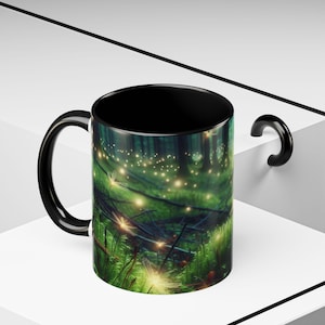 Enchanted Forest Coffee Mug 11oz | Cozy Drinkware, Gift for Nature Lovers, Magical Home Decor, Fantasy Mug for Any Occasion, Fairytale Vibe