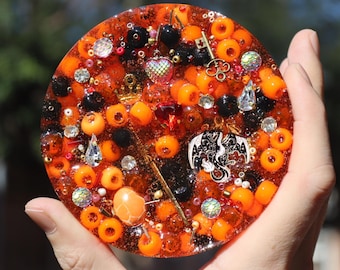 Reusable Picky Pad Dragon's Hoard w/ Crystal Egg Worry Stone Theme, for Anxiety, Satisfy Your Urge to Pick! *Updated Design*