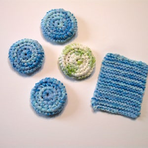 Scrubby Crochet Pattern, Scrubby Knit Pattern, Simple Patterns, Easy to Follow, Instant Download