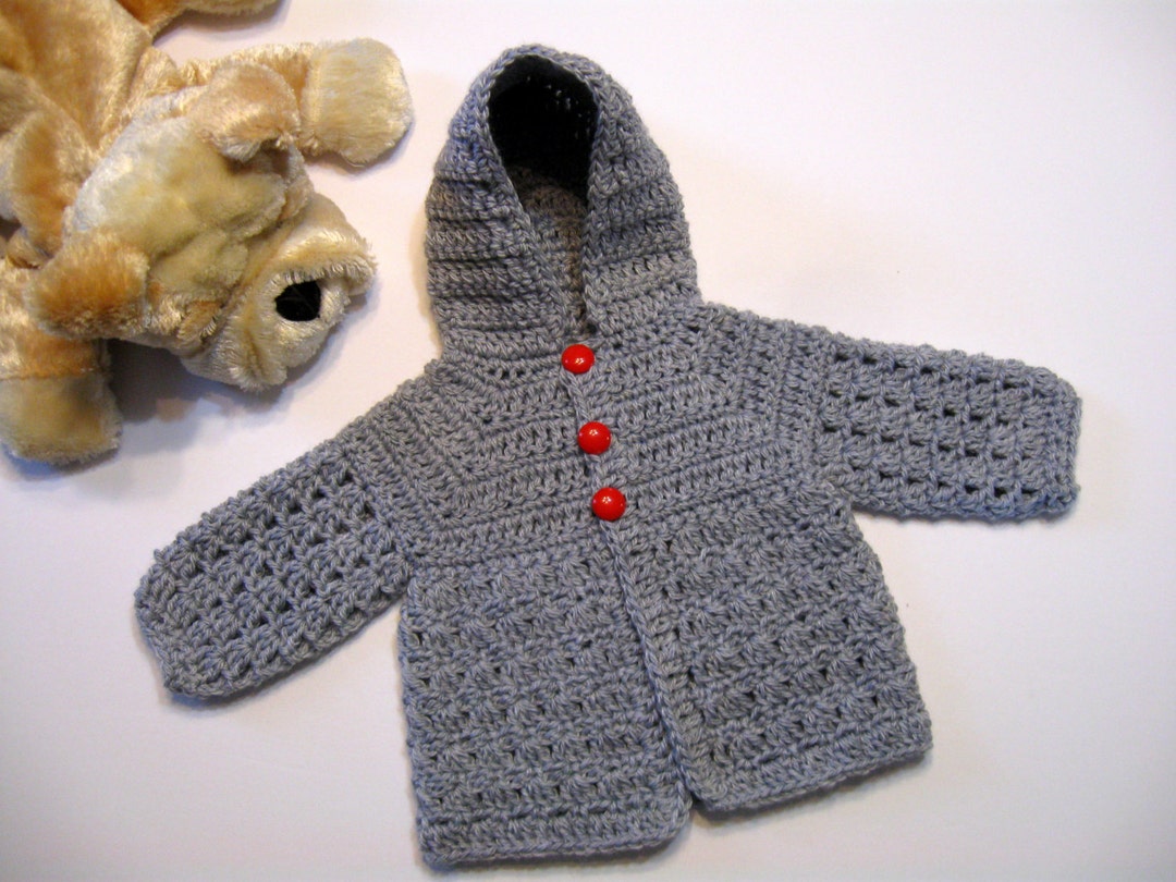 Hood Crochet Pattern Baby Boy Sweater Crochet Sweater Crochet Pattern ...