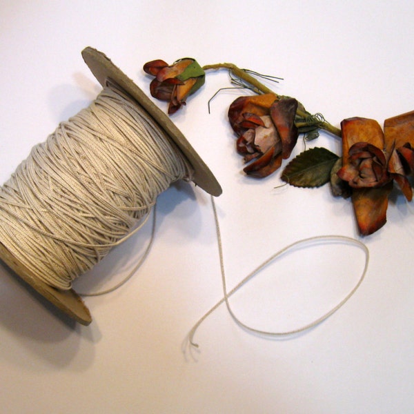 HTP 83 Candle Wick / Wicking 3 Yards. Flat Braid, Unwaxed, Craft Supplies, Candle Making Supplies