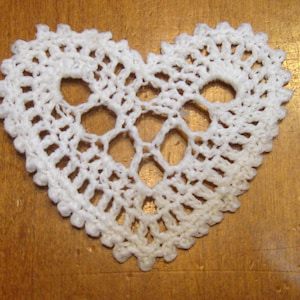Instant Download, Crochet Heart Pattern, PDF File,  My Design, by NormasTreasures on etsy