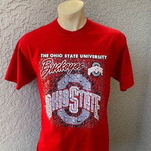 Ohio State University 2000s vintage t-shirt red size large Buckeye