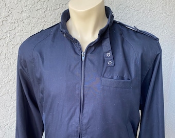 Knight's Bridge 1980s vintage Member's Only look alike jacket  - blue size medium/large