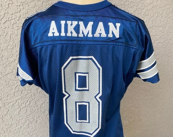 troy aikman blue jersey