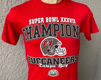 Tampa Bay Buccaneers 2002 Super Bowl Champs vintage NFL tee shirt