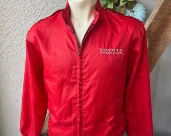 Toyota 1980s vintage jacket blue size medium