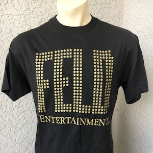 フェルド・エンターテイメント 1990年代 ヴィンテージTシャツ - ブラック Lサイズ