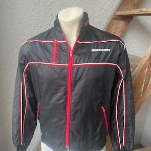 Bridgestone Tires 1980s vintage jacket - black size medium/large