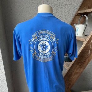 1990 Crescent Yacht Club Bradford Massachusetts 50th Anniversary vintage t-shirt - size large