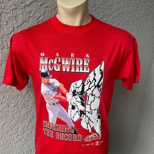 Vintage Mark McGwire 1998 Home Run Tee - Size Medium