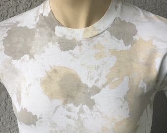 1980s soft abstract crewneck t-shirt - size medium