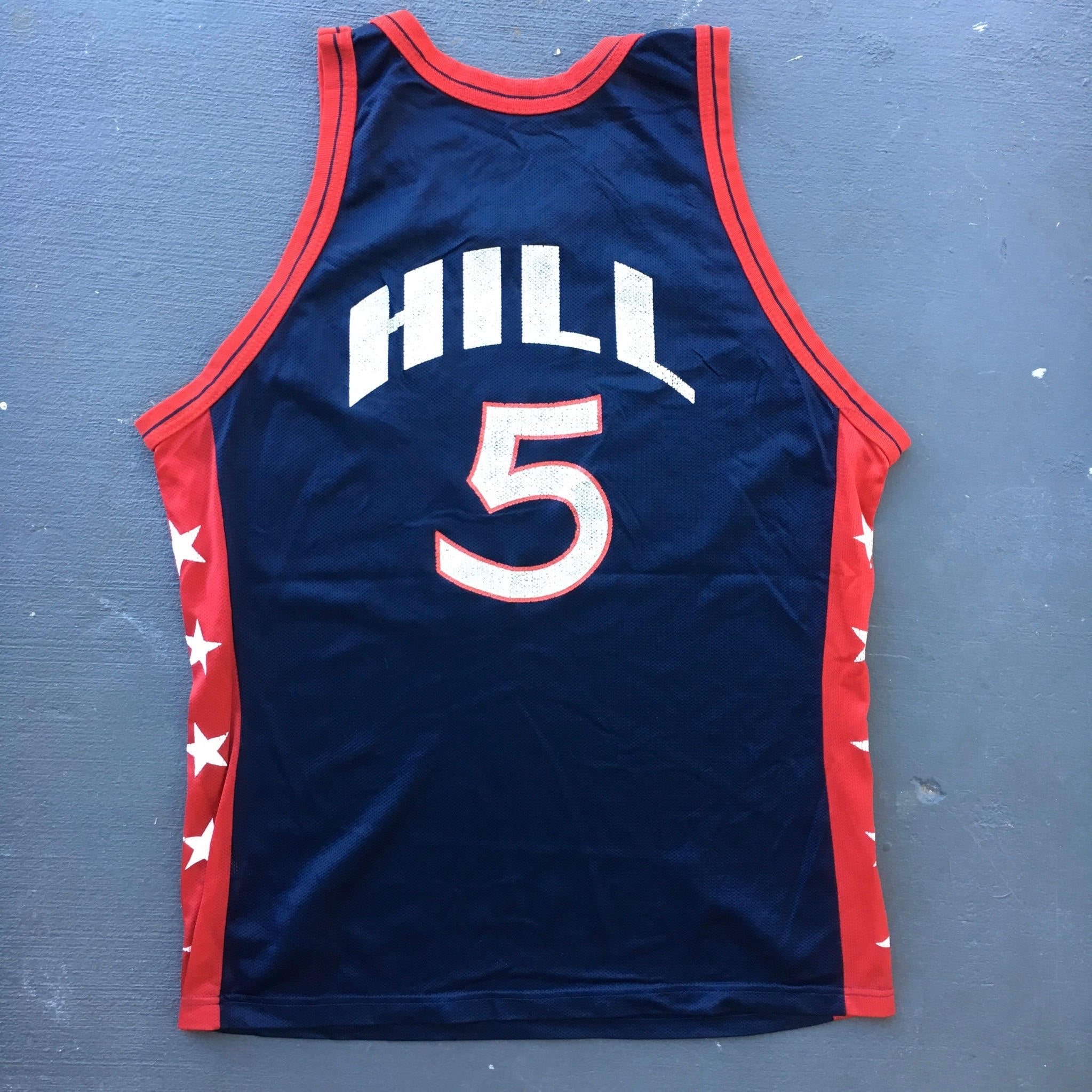 Grant Hill #5 Dream Team III 1996 Vintage Olympic Jersey - Size