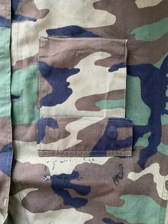 Jungle camouflage 1980s vintage military jacket o… - image 2