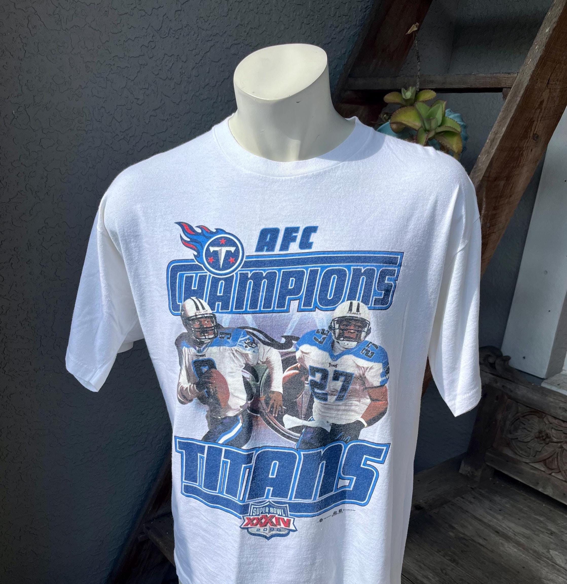 Vintage 2000 Tennessee Titans AFC Champions T-shirt - 100% Cotton