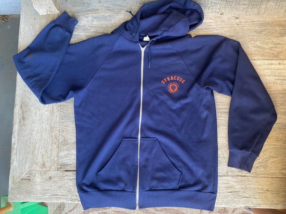 Syracuse University Orangemen 1980s vintage zip f… - image 1