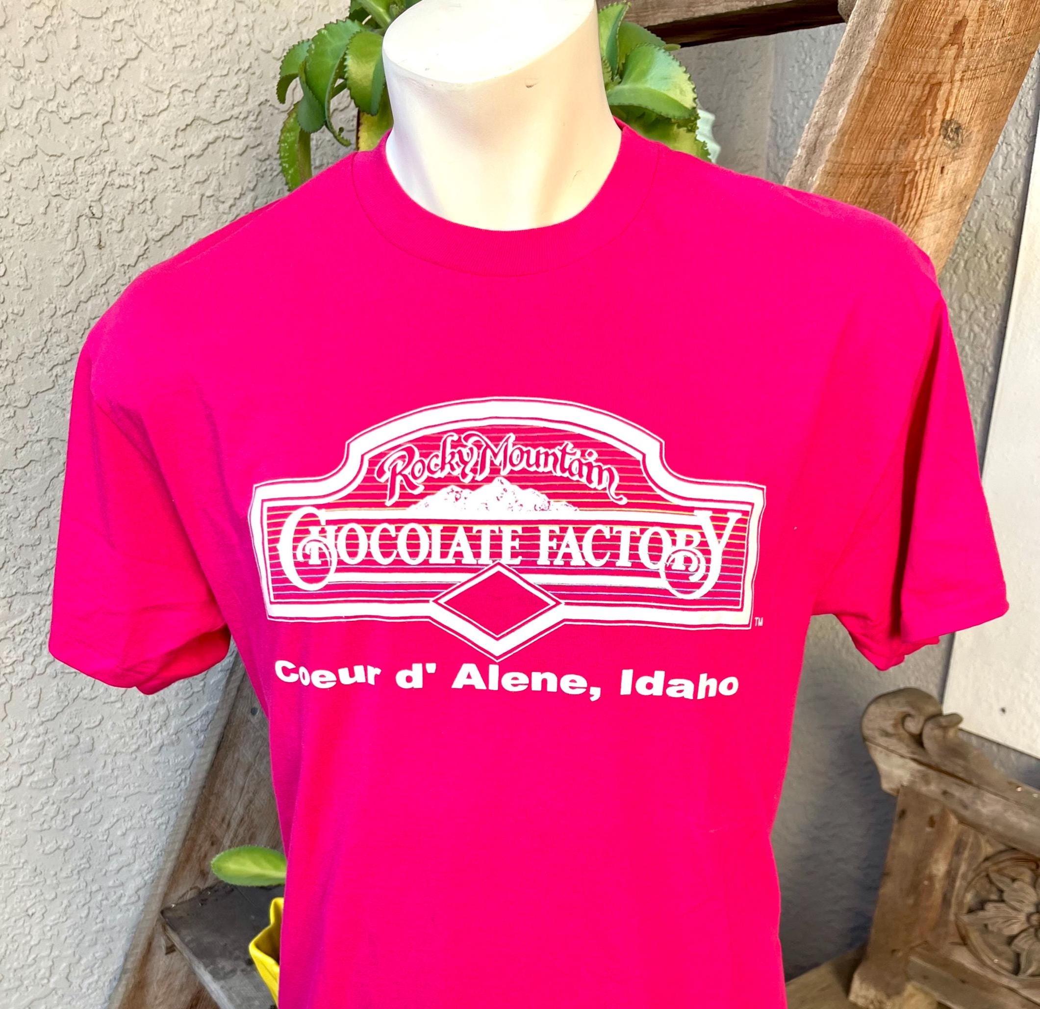 Vintage 90s Rocky Mountain Chocolate Factory T-shirt - Coeur D