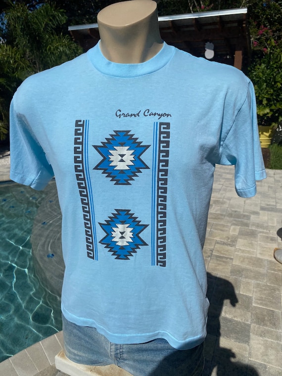 Grand Canyon 1980s vintage tee - blue size large - Gem