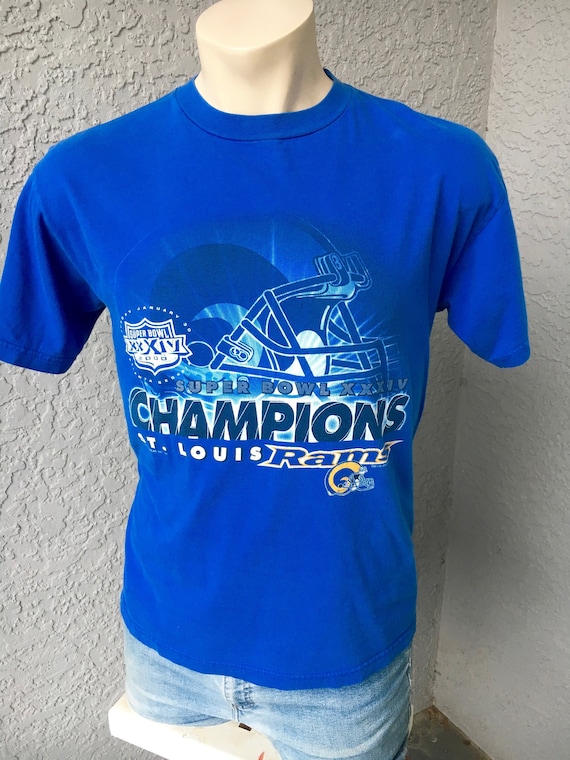 St. Louis Rams NFL Super Bowl Champions 1999 Vintage T-shirt 