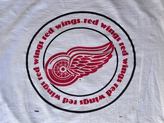 Detroit Red Wings 1990s vintage t-shirt - white s… - image 3