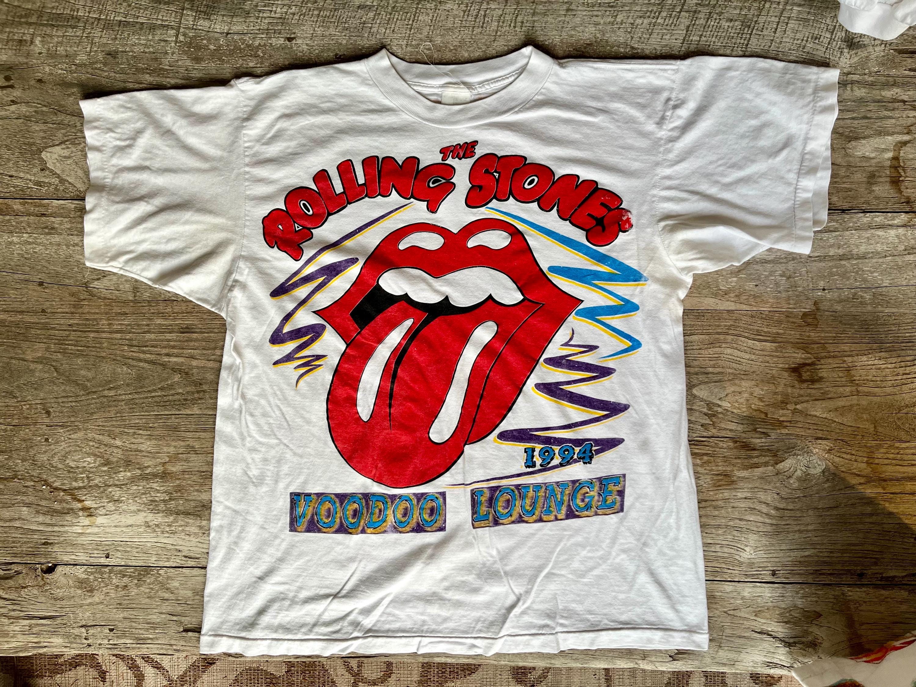 Vintage Rolling Stones 1994 Voodoo Lounge Concert Tour Tee Shirt