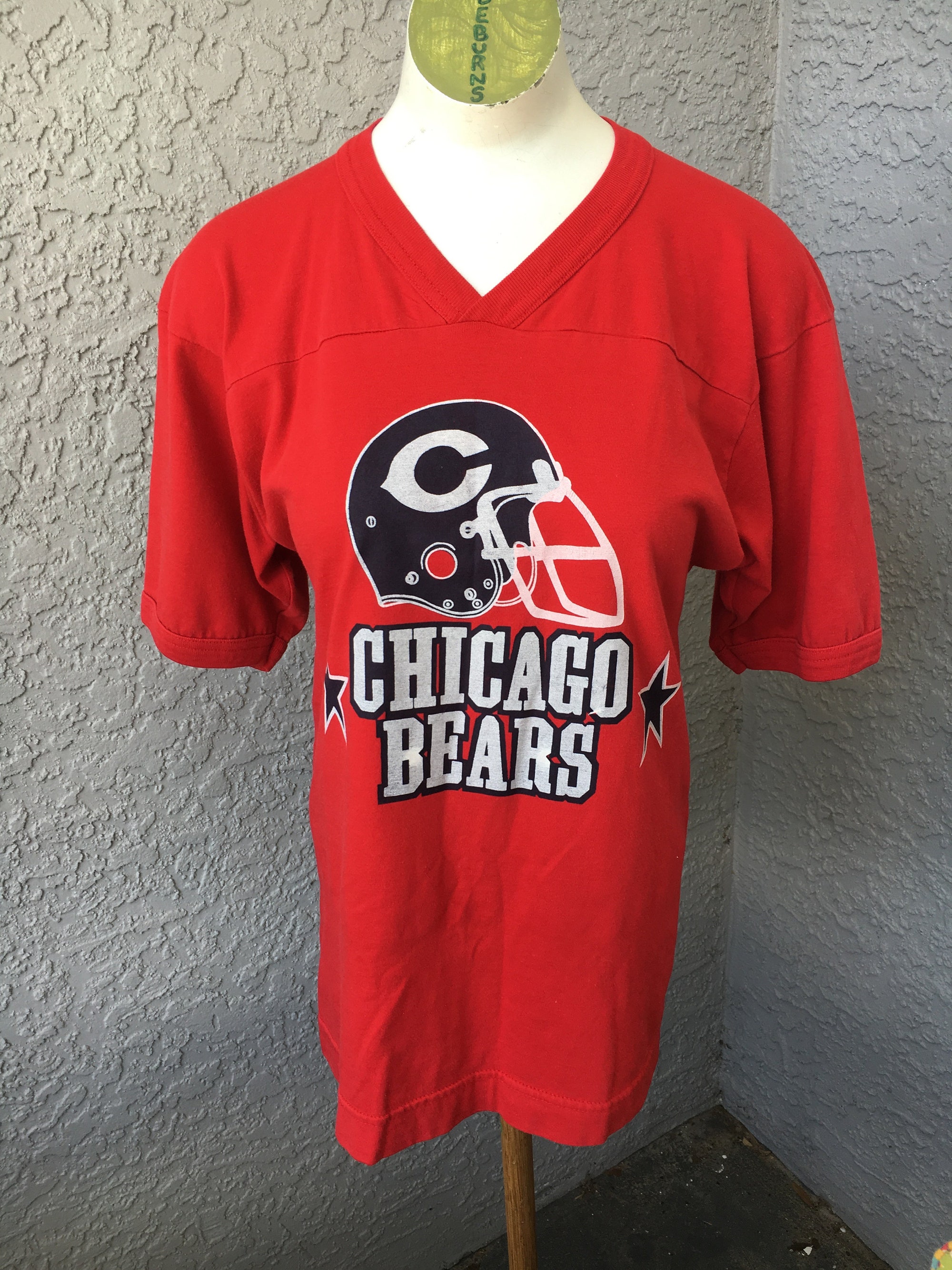 Chicago Bears 1980s vintage vneck t-shirt