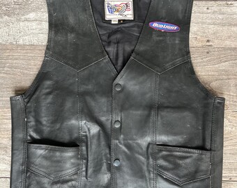 1990年代ヴィンテージ ハーレーダビッドソン レザーバイカーベスト