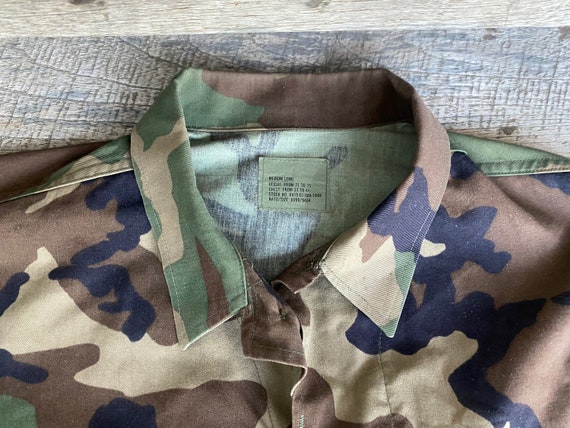 Jungle camouflage 1980s vintage military jacket o… - image 3