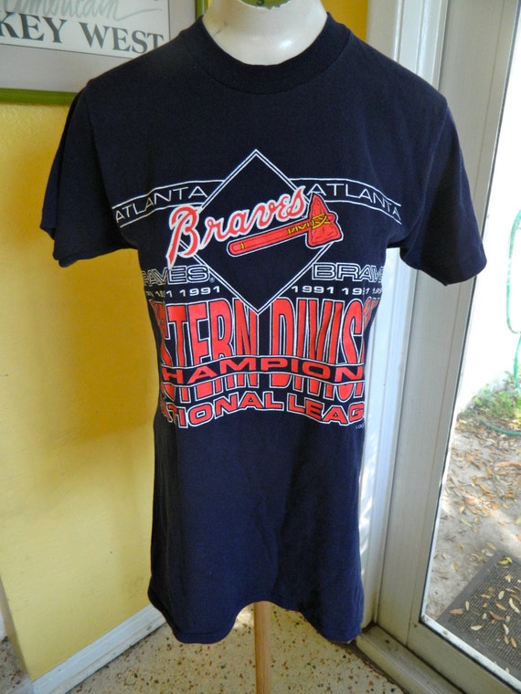 atlanta braves throwback t shirt