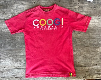 COOGI Australien 1990s Vintage zerstörtes T-Shirt - Größe small