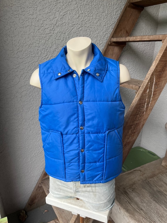 80s shop puffy vest