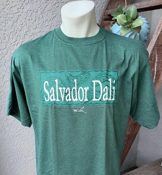 Salvador Dali Museum 1990s vintage t-shirt - emerald … - Gem